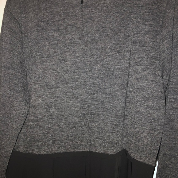 Loft charcoal and black twofer dress - Picture 3 of 3